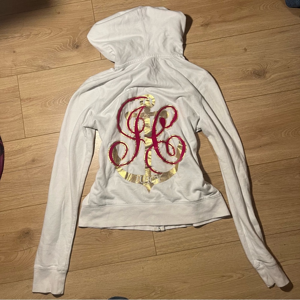 Juicy Couture White Garment with Pink Label